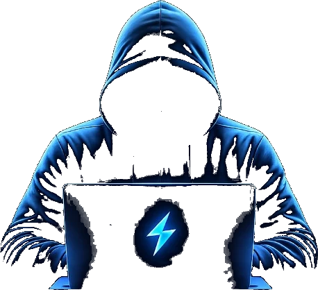 Ethical hacker investigating a security incident on a laptop